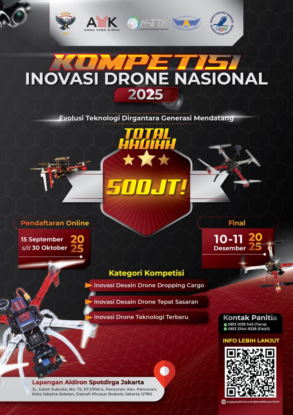 Sosialisasi Daring Kompetisi Inovasi Drone Nasional 2025